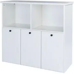 Höffner Standregal  Thilo ¦ weiß ¦ Maße (cm): B: 102 H: 92