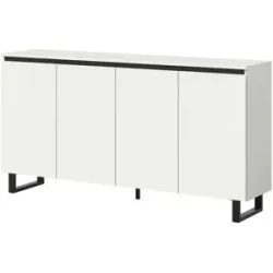 Höffner Sideboard  Tomasa ¦ weiß ¦ Maße (cm): B: 160 H: 84