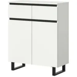 Höffner Highboard  Tomasa ¦ weiß ¦ Maße (cm): B: 80 H: 99