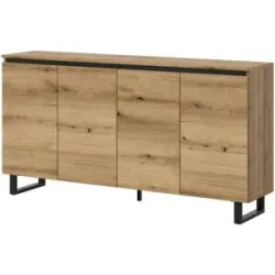 Höffner Sideboard  Tomasa ¦ holzfarben ¦ Maße (cm): B: 160 H: 84