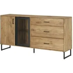 Höffner Sideboard  Riana ¦ holzfarben ¦ Maße (cm): B: 175 H: 87 T: 40.0
