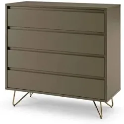Höffner Kommode   ¦ grau ¦ Maße (cm): B: 90 H: 90