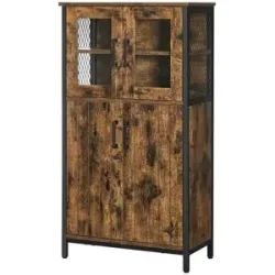 Höffner Highboard   ¦ braun ¦ Maße (cm): B: 60 H: 108
