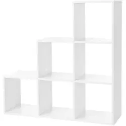 Höffner Regal   ¦ weiß ¦ Maße (cm): B: 97,5 H: 97,5