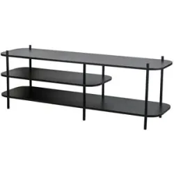 Höffner TV-Schrank   ¦ schwarz ¦ Maße (cm): B: 140 H: 49