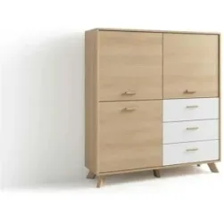 by Living Highboard   ¦ holzfarben ¦ Maße (cm): B: 120 H: 131