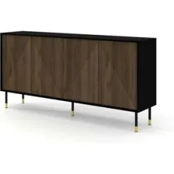 Höffner Sideboard   ¦ holzfarben ¦ Maße (cm): B: 180 H: 89