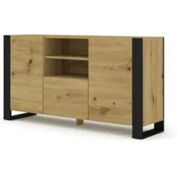 Höffner Sideboard   ¦ holzfarben ¦ Maße (cm): B: 158 H: 84
