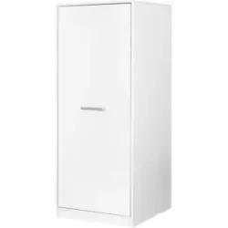 Höffner Putzmittelschrank  WaschRaum ¦ weiß ¦ Maße (cm): B: 67 H: 164 T: 68.0