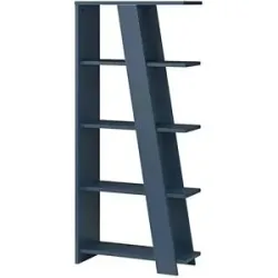 Höffner Regal  Pisa ¦ blau ¦ Maße (cm): B: 72 H: 161 T: 29.6