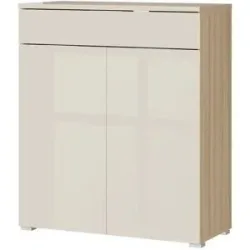 uno Sideboard  Bent ¦ beige ¦ Maße (cm): B: 89 H: 105 T: 40.0