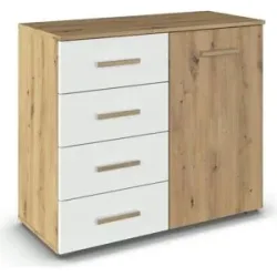 Höffner Sideboard  Moffat ¦ holzfarben ¦ Maße (cm): B: 80 H: 100