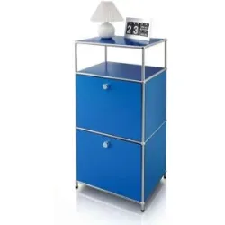 Floordirekt Metallregal   ¦ blau ¦ Maße (cm): B: 50 H: 100