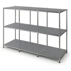 Floordirekt Metallregal   ¦ grau ¦ Maße (cm): B: 116 H: 82
