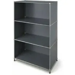 Floordirekt Metallregal   ¦ grau ¦ Maße (cm): B: 75 H: 120