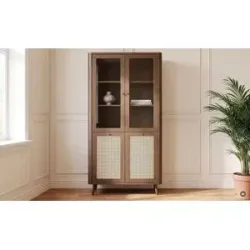 Roomers Vitrine  Vienna Premium ¦ holzfarben ¦ Maße (cm): B: 81 H: 177 T: 40.0