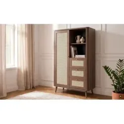 Roomers Highboard  Vienna Premium ¦ holzfarben ¦ Maße (cm): B: 80,9 H: 138,6 T: