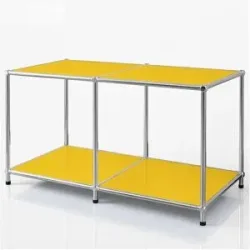 Floordirekt Metallregal   ¦ gelb ¦ Maße (cm): B: 78 H: 46