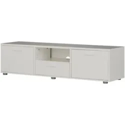 Höffner TV-Lowboard  Trevi ¦ weiß ¦ Maße (cm): B: 147,2 H: 39,8 T: 38.4