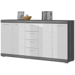 Höffner Kommode  Scout ¦ weiß ¦ Maße (cm): B: 165 H: 85 T: 37.0
