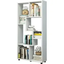 Höffner Standregal  Blina ¦ weiß ¦ Maße (cm): B: 60 H: 119 T: 20.0