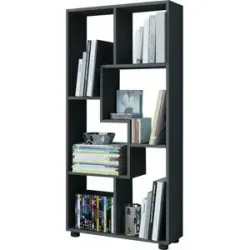 Höffner Standregal  Blina ¦ schwarz ¦ Maße (cm): B: 60 H: 119 T: 20.0