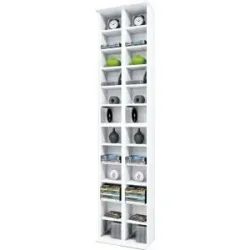 Höffner Standregal  Almera ¦ weiß ¦ Maße (cm): B: 42 H: 180 T: 20.0