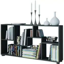 Höffner Standregal  Pintal ¦ schwarz ¦ Maße (cm): B: 117 H: 62 T: 20.0