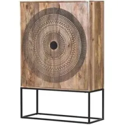 Höffner Highboard  Sierra ¦ holzfarben ¦ Maße (cm): B: 100 H: 150 T: 40.0