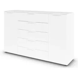 Höffner Sideboard  Frome ¦ weiß ¦ Maße (cm): B: 160 H: 100