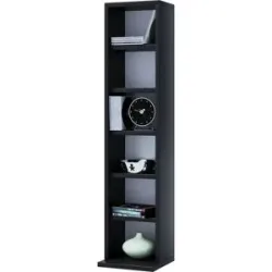 Höffner Standregal  Elementa ¦ schwarz ¦ Maße (cm): B: 21 H: 91,8 T: 20.0