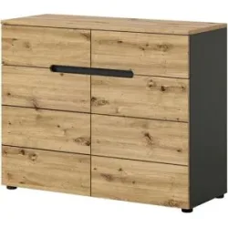 Höffner Kommode  Canu ¦ holzfarben ¦ Maße (cm): B: 100 H: 81 T: 40.0