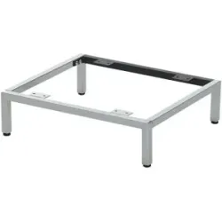 Höffner Metallgestell  Vitreo Neo ¦ silber ¦ Maße (cm): B: 45 H: 13 T: 38.0