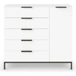 Höffner Sideboard  Frome ¦ weiß ¦ Maße (cm): B: 120 H: 111