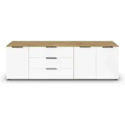 Höffner Sideboard  Frome ¦ holzfarben ¦ Maße (cm): B: 199 H: 61