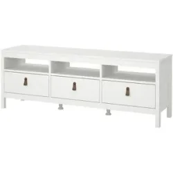 Höffner TV-Lowboard  Madron ¦ weiß ¦ Maße (cm): B: 151,4 H: 54,1 T: 38.4