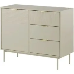 Höffner Sideboard  Nanno ¦ beige ¦ Maße (cm): B: 100 H: 80 T: 41.5