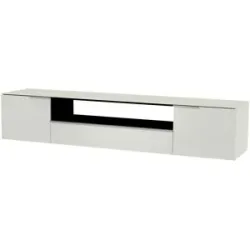 Höffner TV Board  Pamera ¦ weiß ¦ Maße (cm): B: 210 H: 41 T: 47.0