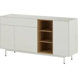 sound+vision Sideboard  Alpha ¦ weiß ¦ Maße (cm): B: 160 H: 82 T: 43.0