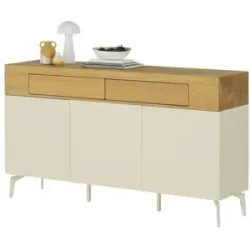 Höffner Sideboard  Enego ¦ beige ¦ Maße (cm): B: 160 H: 90 T: 40.0