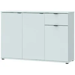 Höffner Sideboard  Gannano ¦ grau ¦ Maße (cm): B: 119,8 H: 82,3 T: 34.1