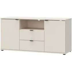 Höffner TV-Lowboard  Gannano ¦ creme ¦ Maße (cm): B: 129,8 H: 63,1 T: 41.3