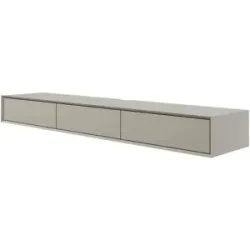 Höffner TV-Lowboard  Stream ¦ beige ¦ Maße (cm): B: 200 H: 22 T: 43.0