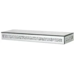 Höffner Wandregal  Glitty ¦ transparent/klar ¦ Maße (cm): B: 50 H: 5,5