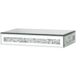 Höffner Wandregal  Glitty ¦ transparent/klar ¦ Maße (cm): B: 30 H: 5,5