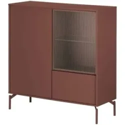Love it Highboard  Flumeri ¦ rot ¦ Maße (cm): B: 113,5 H: 118 T: 43.0