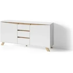 by Living Sideboard  Valentin ¦ weiß ¦ Maße (cm): B: 160 H: 76