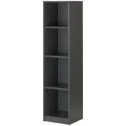 Höffner Büroregal  SOLIDLine ¦ grau ¦ Maße (cm): B: 40 H: 159,8 T: 40.0