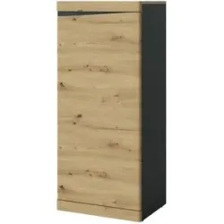 Höffner Aktenschrank  Turino Neo ¦ holzfarben ¦ Maße (cm): B: 54 H: 122,8 T: 39.9