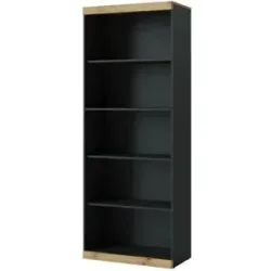 Höffner Regal  Turino Neo ¦ holzfarben ¦ Maße (cm): B: 75,8 H: 196,5 T: 39.9